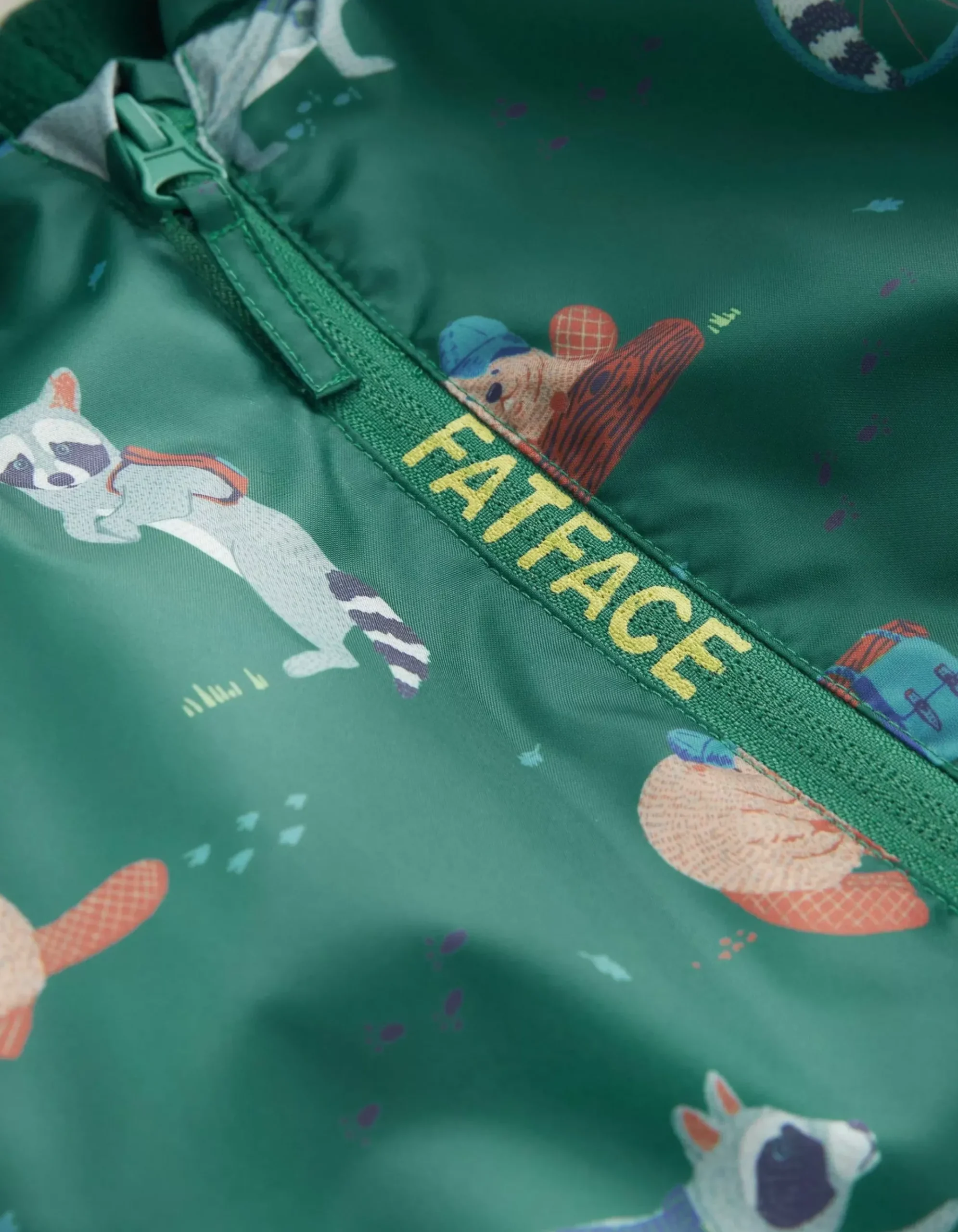 Raccoon Print Puddlesuit