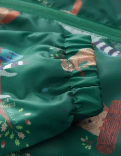 Raccoon Print Puddlesuit