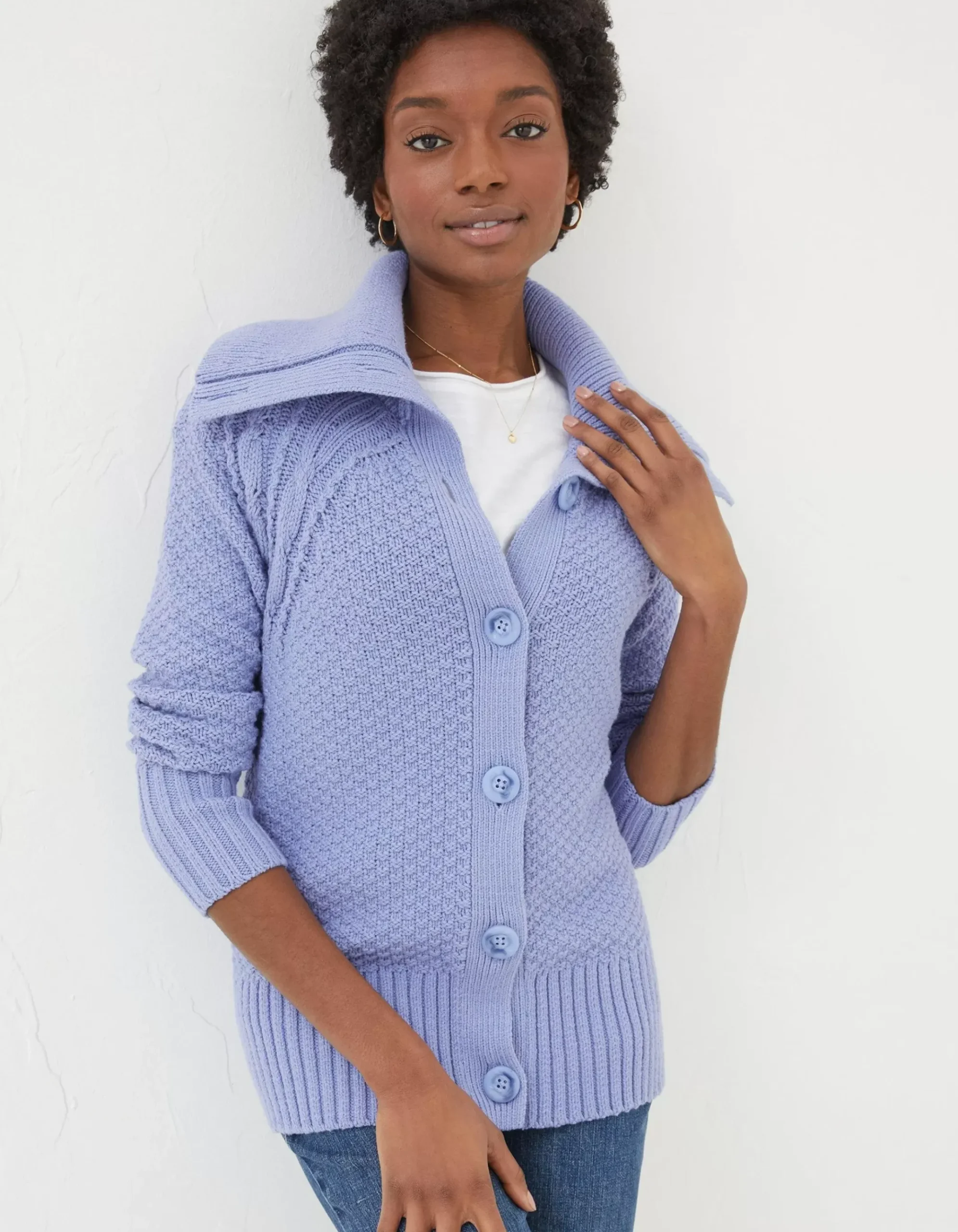 Raya Collared Cardigan