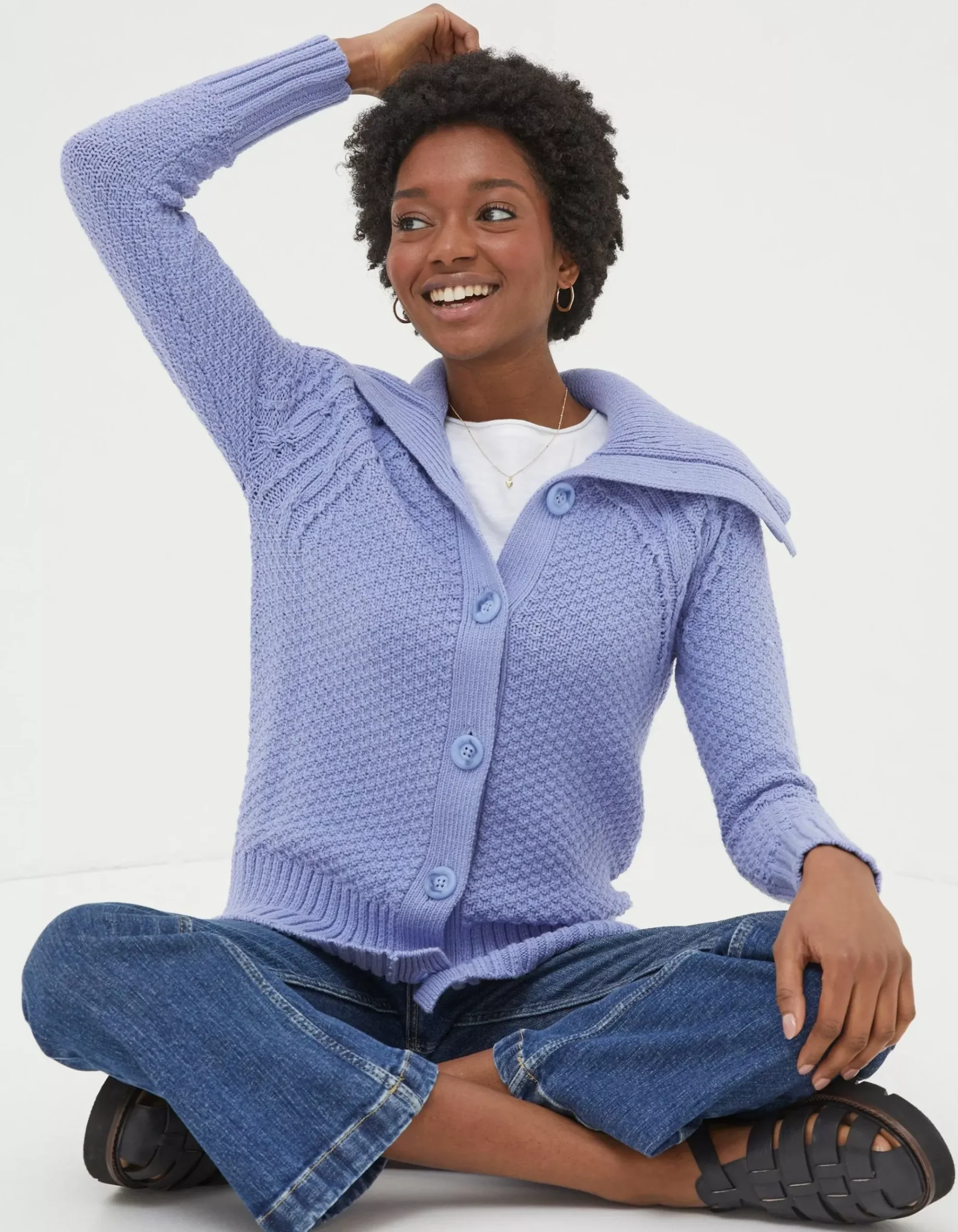 Raya Collared Cardigan