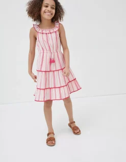 Raya Stripe Woven Dress