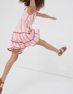 Raya Stripe Woven Dress