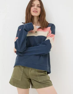 Relaxed Airlie Colour Block Sweatshirt