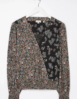 Remi Craft Floral Wrap Top