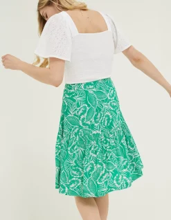 Remy Tropical Leaf Skirt