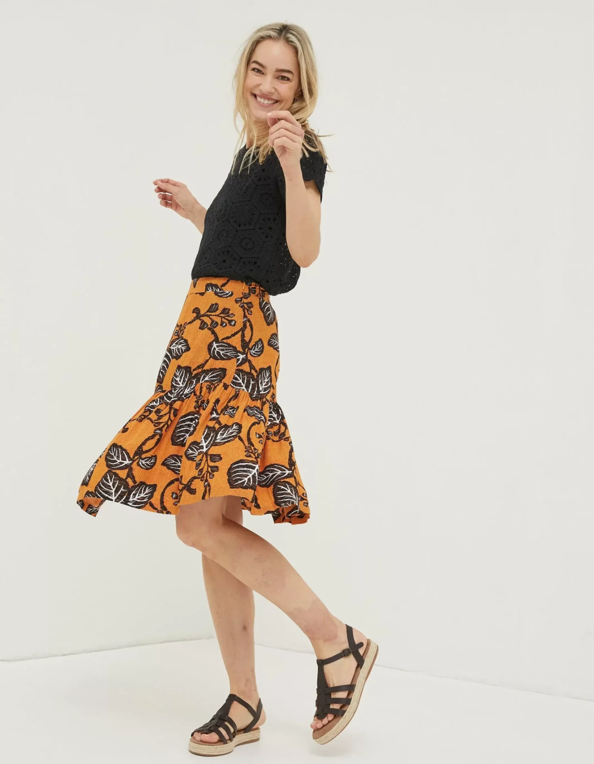 Remy Vine Floral Skirt