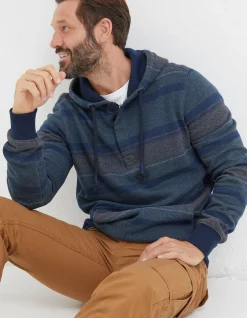 Reverse Stripe Hoodie