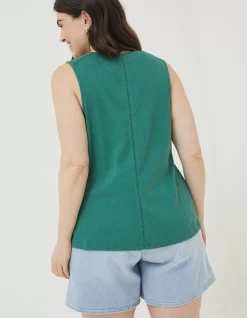 Romy Lace Trim Vest Top
