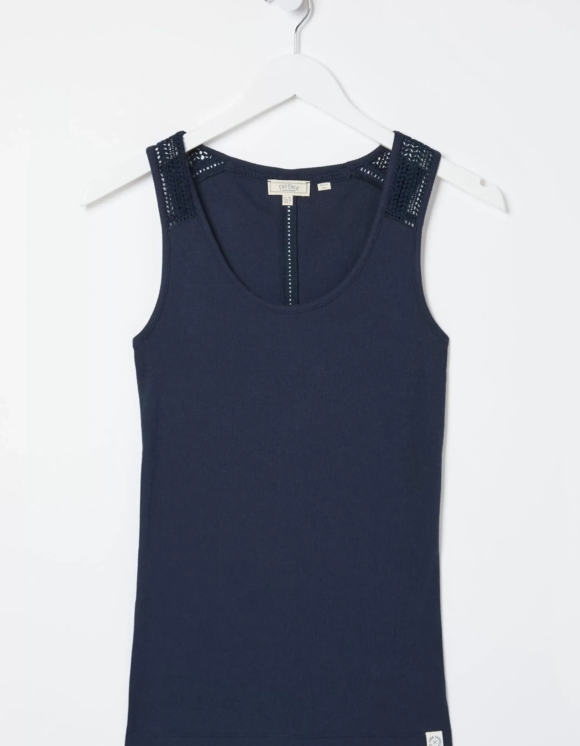 Romy Lace Trim Vest Top