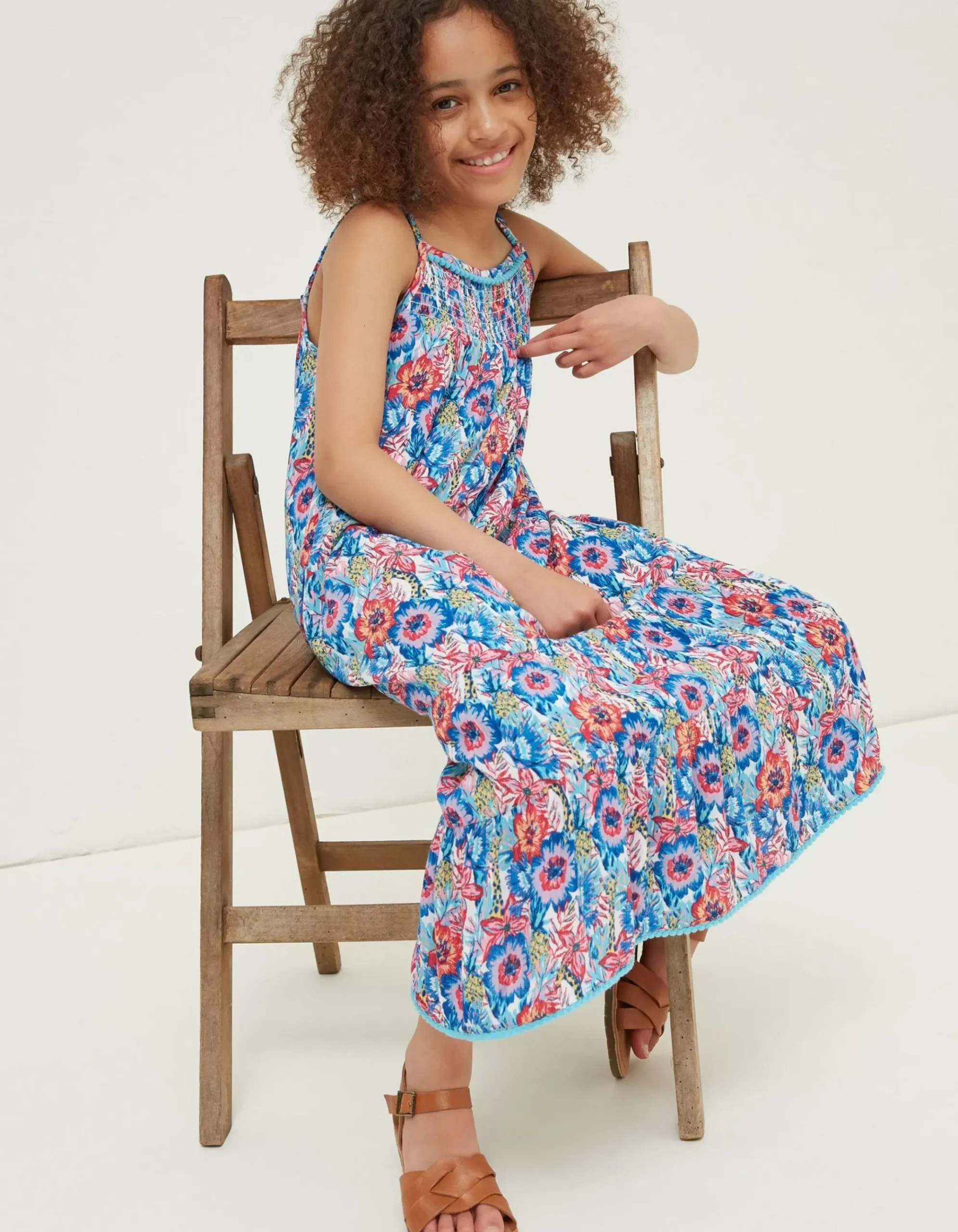 Rosa Tropical Print Dress