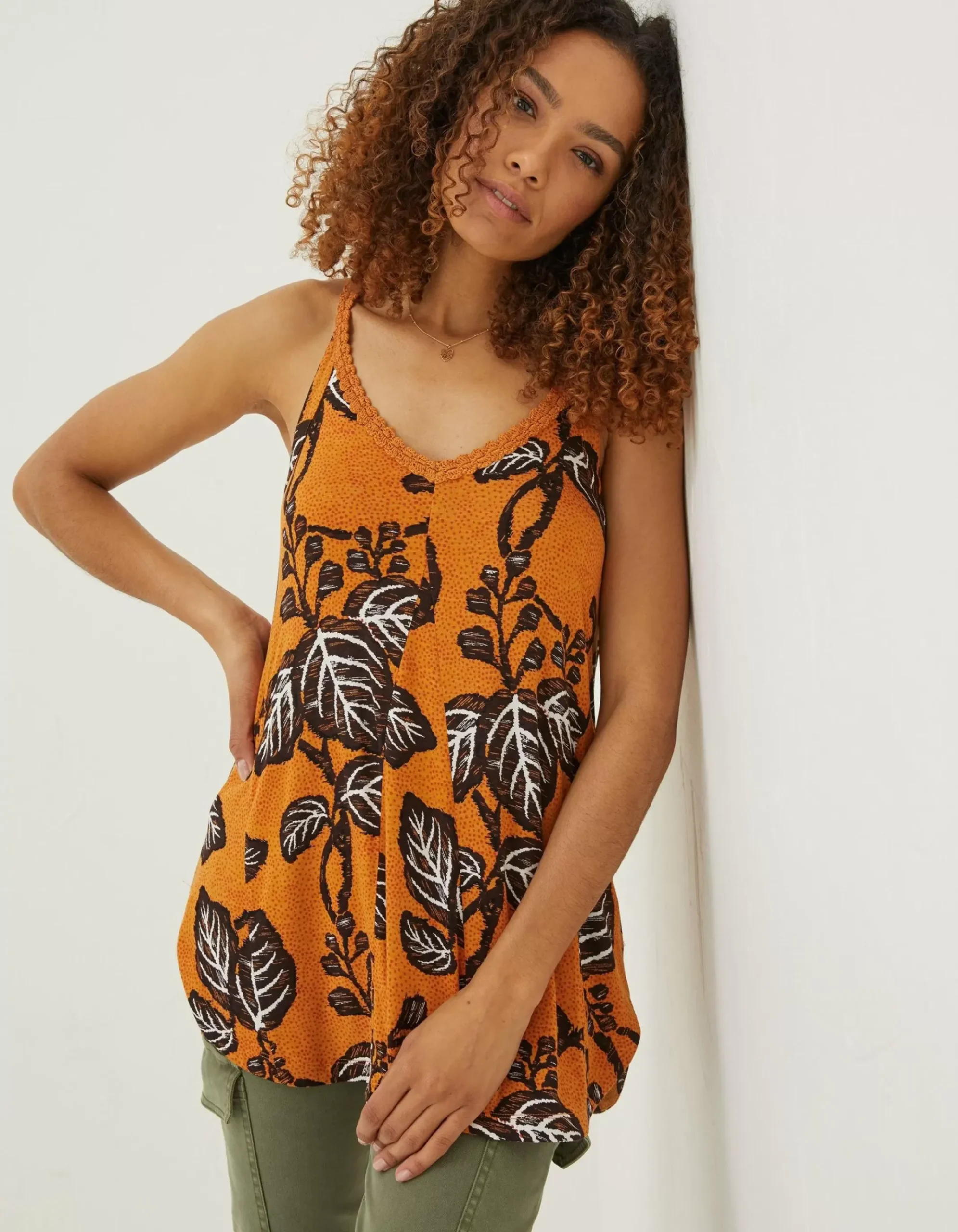 Rosie Vine Floral Tunic Top
