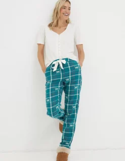 Sadie Snow Leopard Eva Pyjama Bottoms
