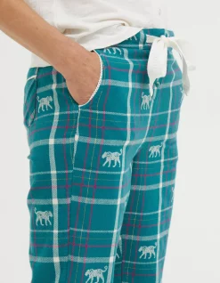 Sadie Snow Leopard Eva Pyjama Bottoms