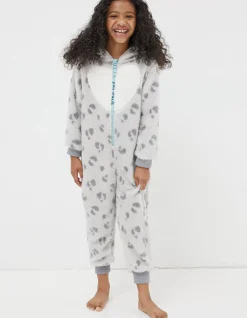 Sadie Snow Leopard Onesie