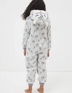 Sadie Snow Leopard Onesie