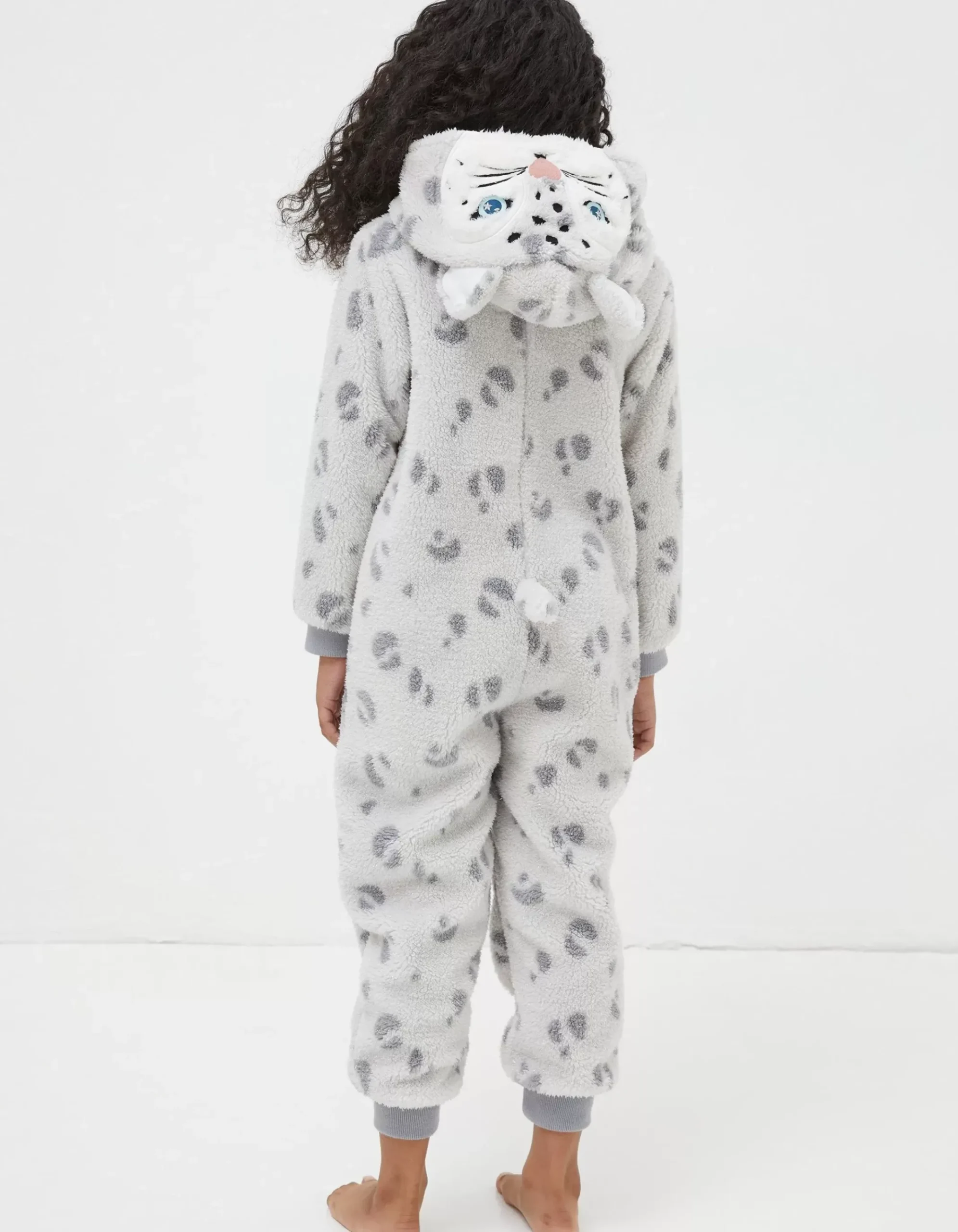 Sadie Snow Leopard Onesie