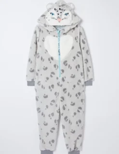 Sadie Snow Leopard Onesie