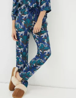 Sadie Snow Leopard Pyjama Bottoms
