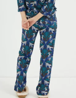 Sadie Snow Leopard Pyjama Bottoms
