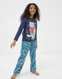 Sadie Snow Leopard Pyjama Set