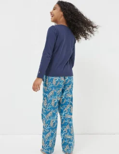 Sadie Snow Leopard Pyjama Set