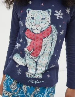 Sadie Snow Leopard Pyjama Set