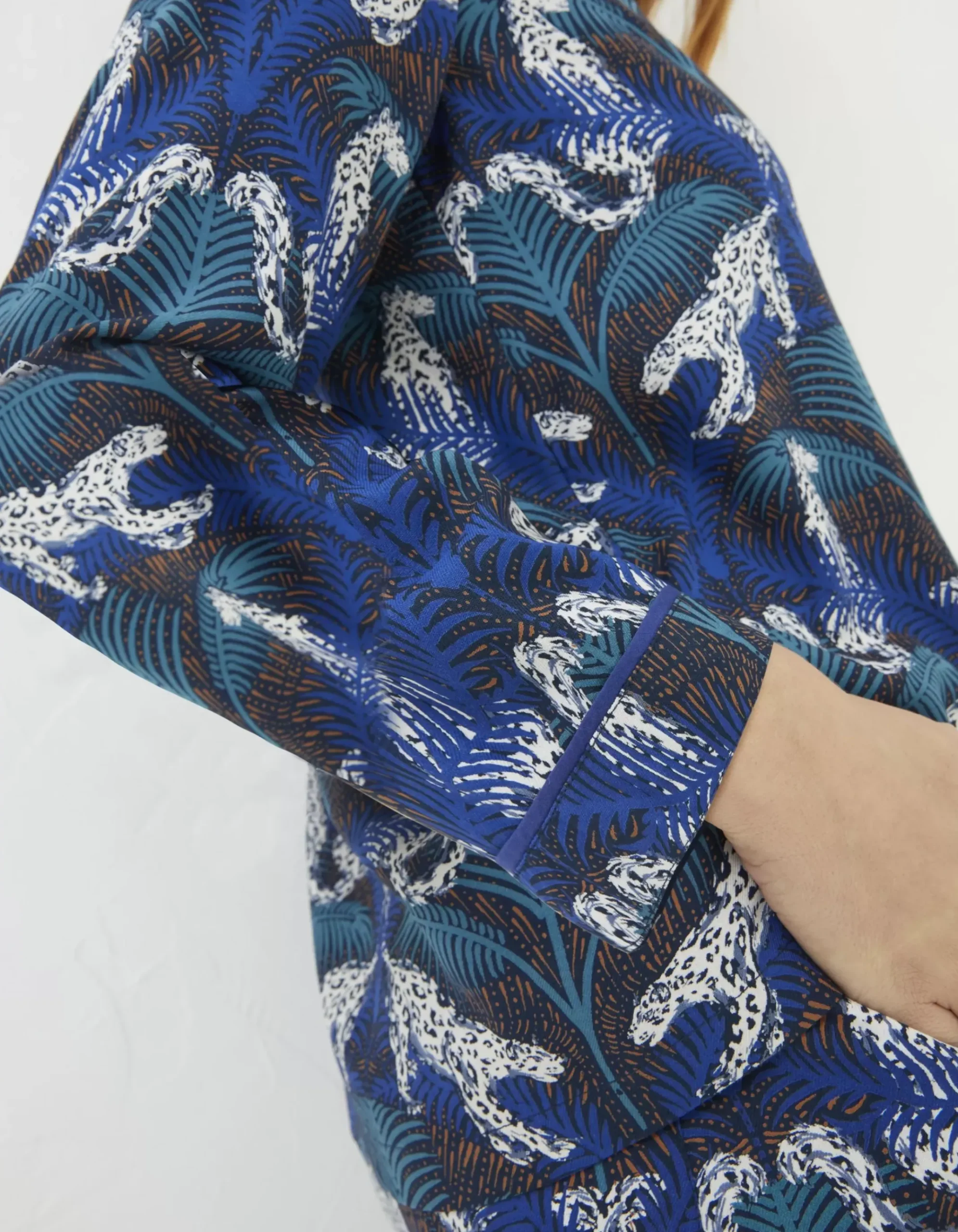 Sadie Snow Leopard Pyjama Top