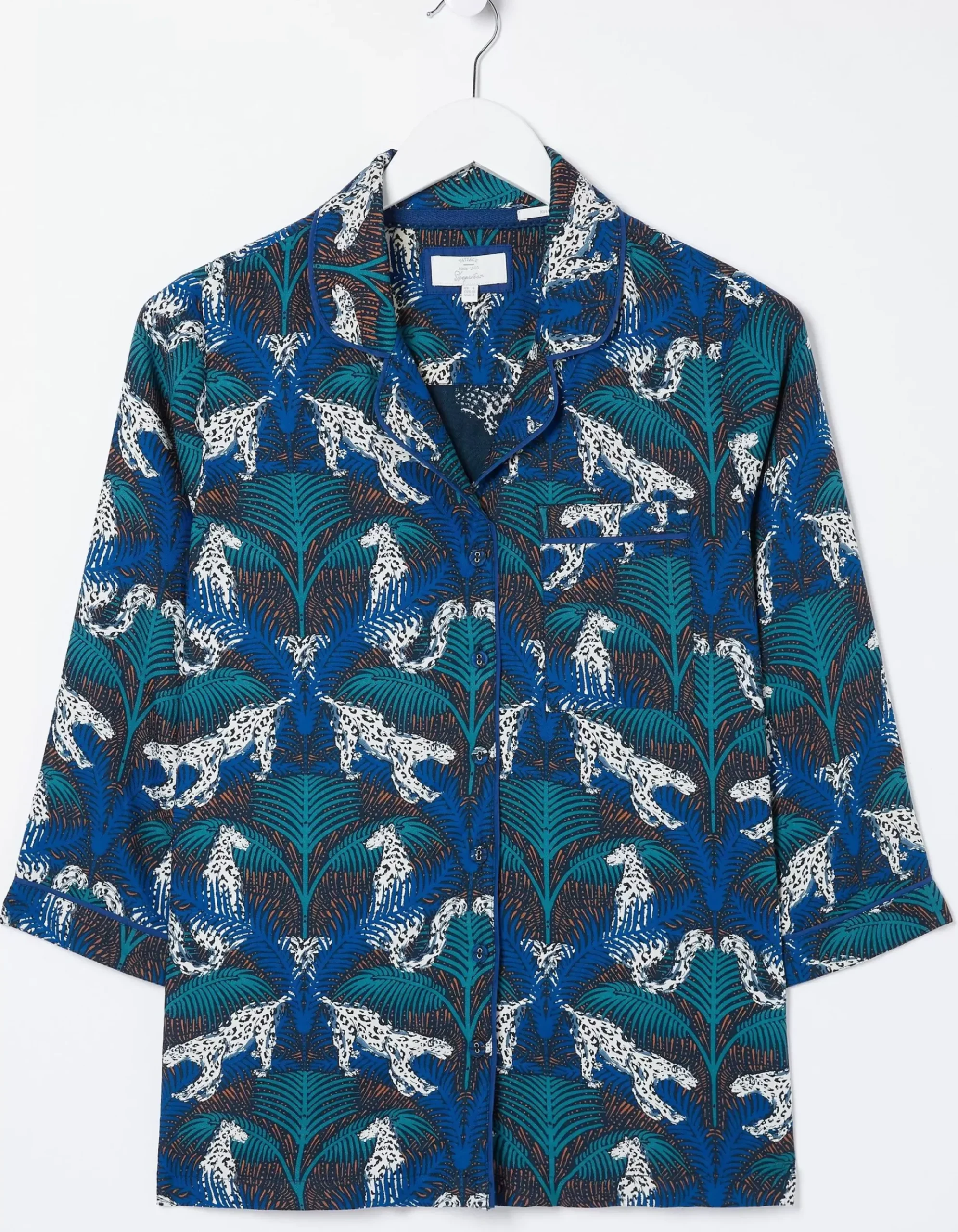 Sadie Snow Leopard Pyjama Top