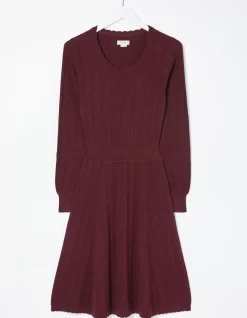 Saffron Knitted Skater Dress