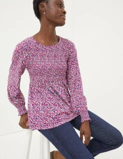 Sara Animal Texture Top