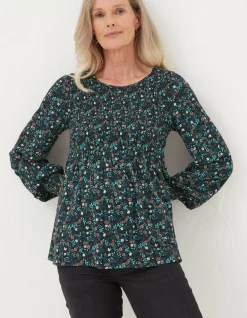 Sara Evergreen Top