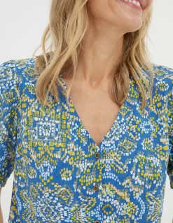 Savannah Aztec Texture Blouse