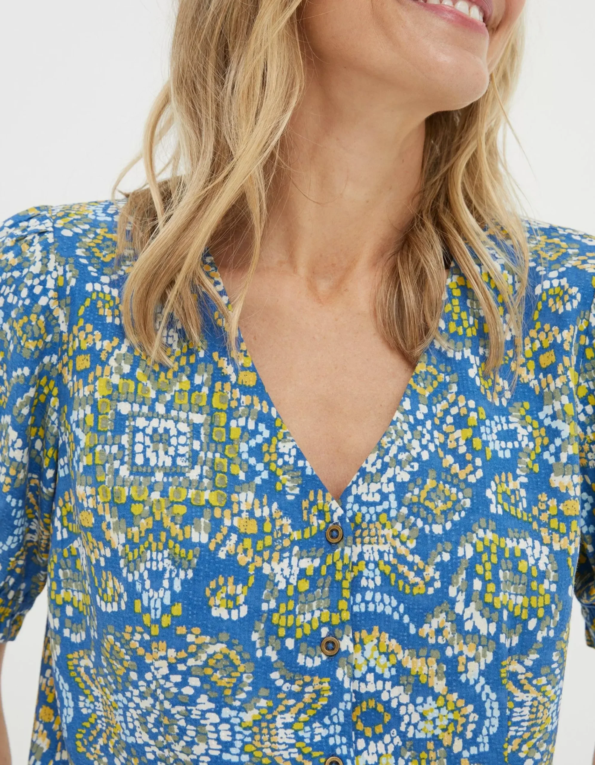 Savannah Aztec Texture Blouse