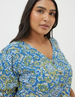 Savannah Aztec Texture Blouse