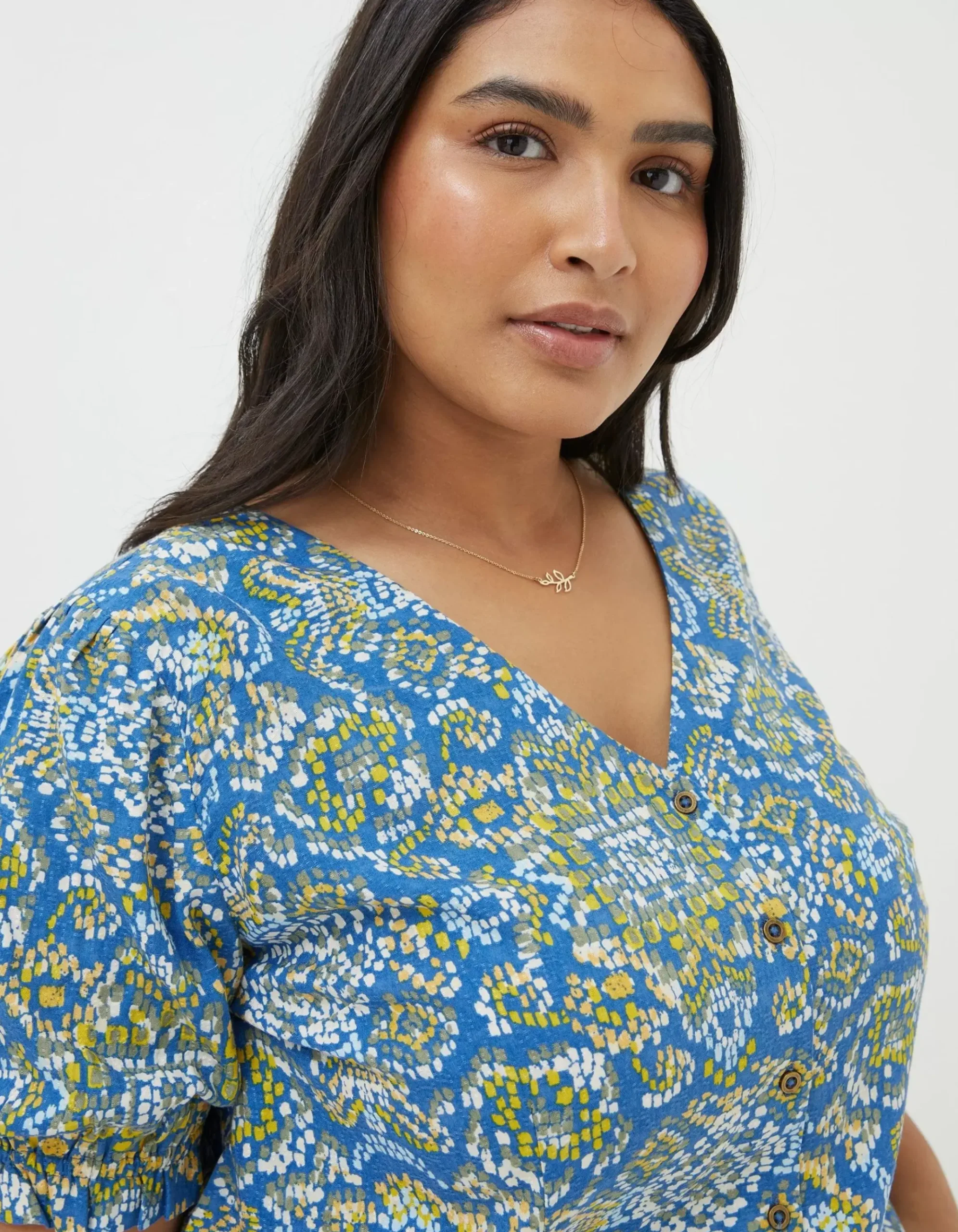 Savannah Aztec Texture Blouse