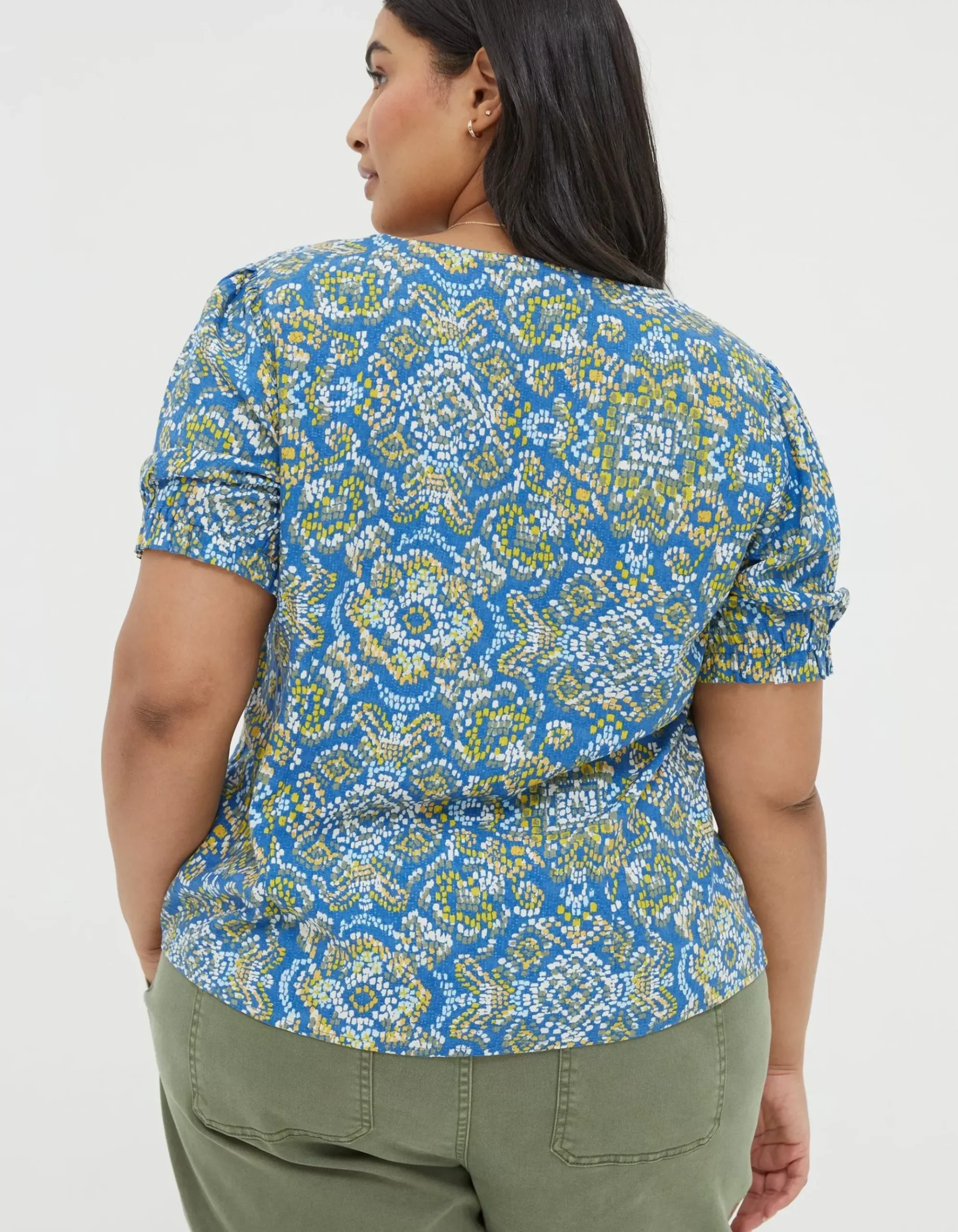 Savannah Aztec Texture Blouse