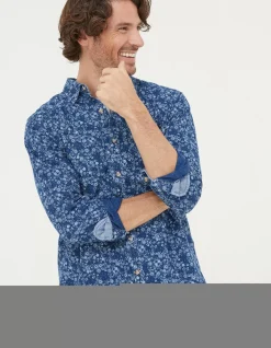 Scribble Daisy Print Shirt