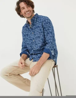 Scribble Daisy Print Shirt