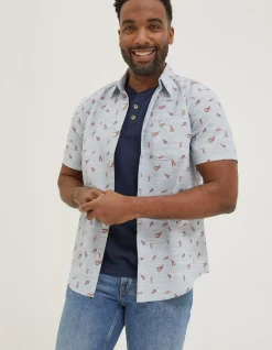 Seafood Print Shirt