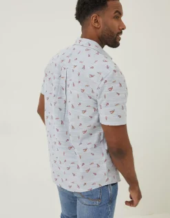 Seafood Print Shirt