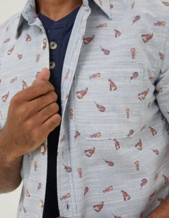 Seafood Print Shirt