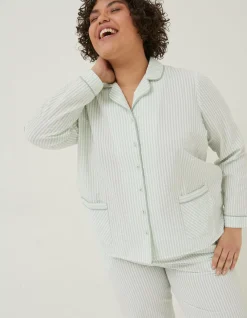 Seersucker Stripe Pj Shirt