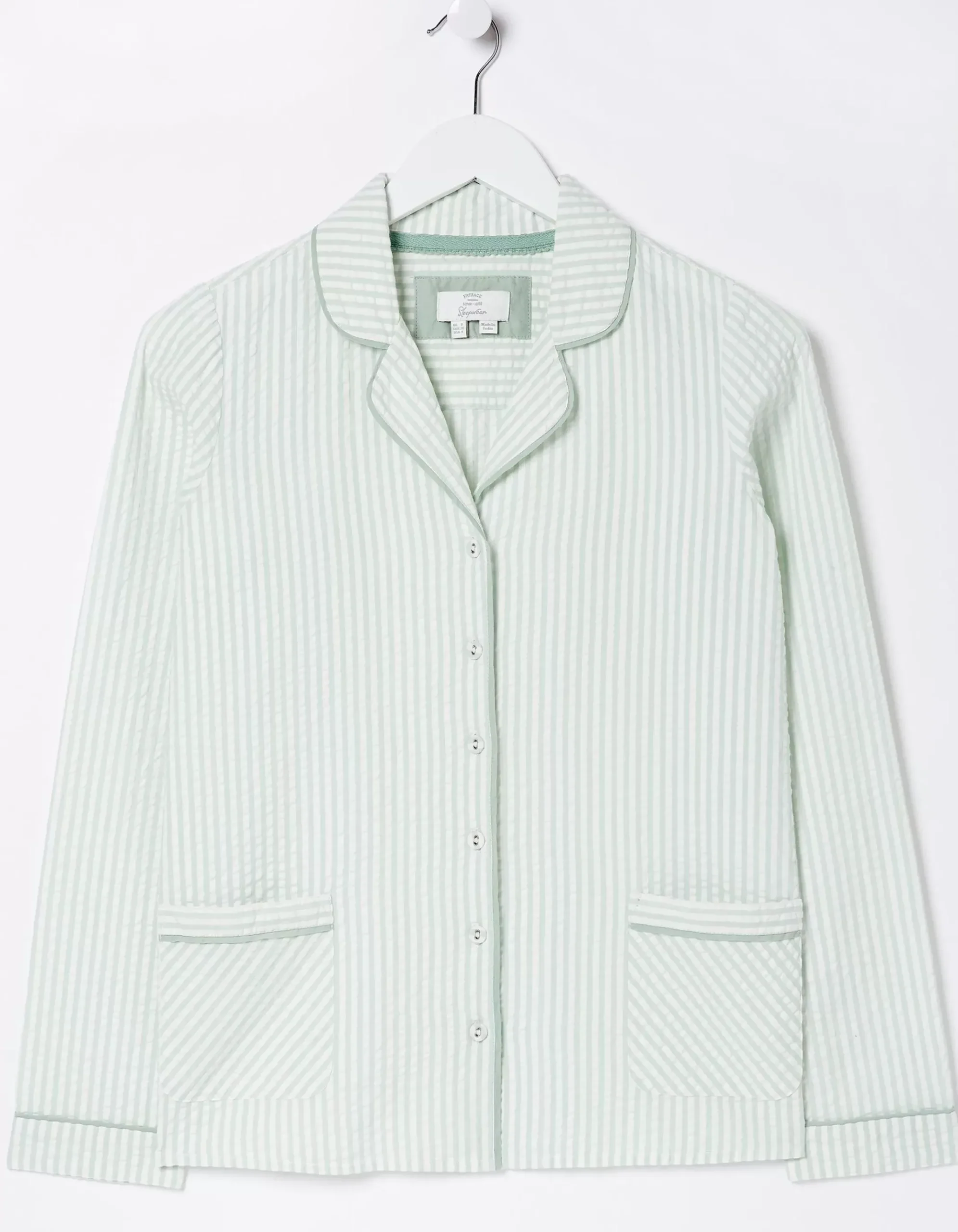 Seersucker Stripe Pj Shirt