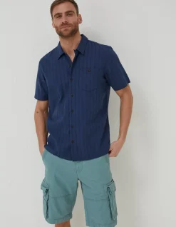 Self Stripe Revere Shirt