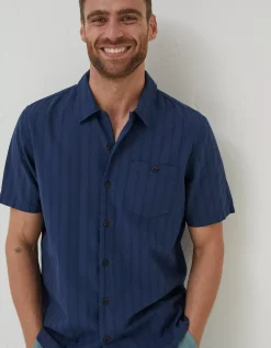 Self Stripe Revere Shirt