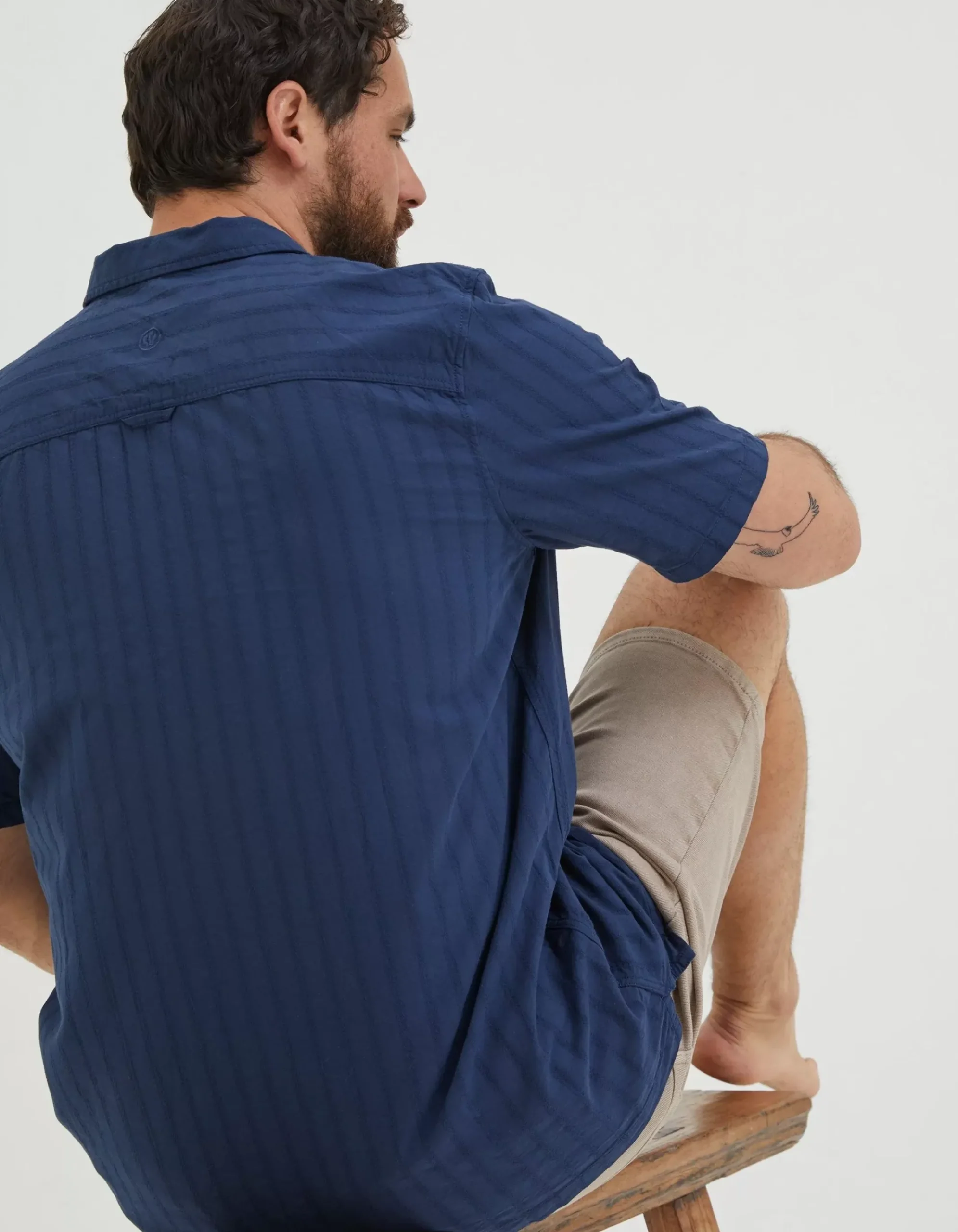 Self Stripe Revere Shirt