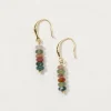 Semi Precious Drop Earrings