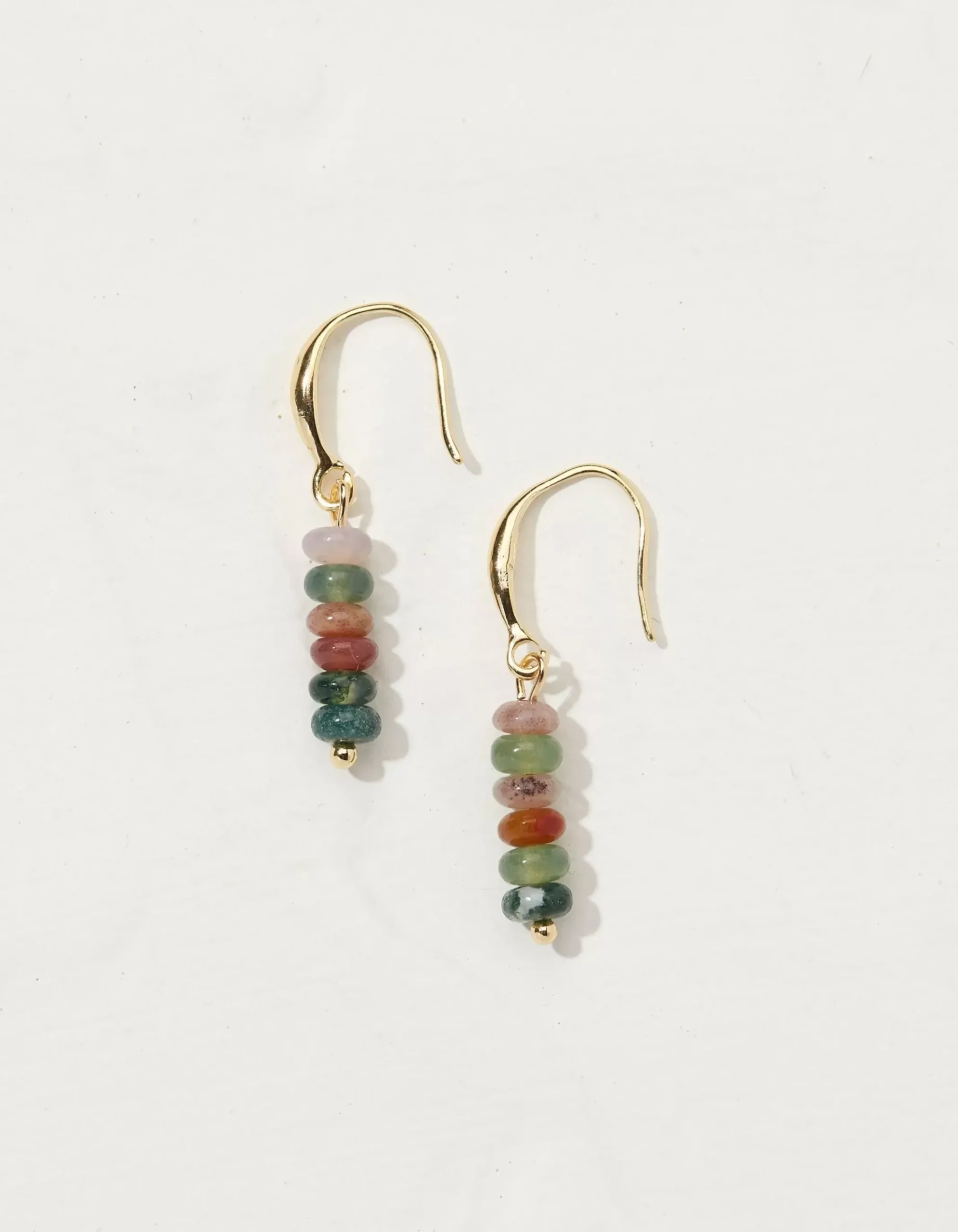 Semi Precious Drop Earrings