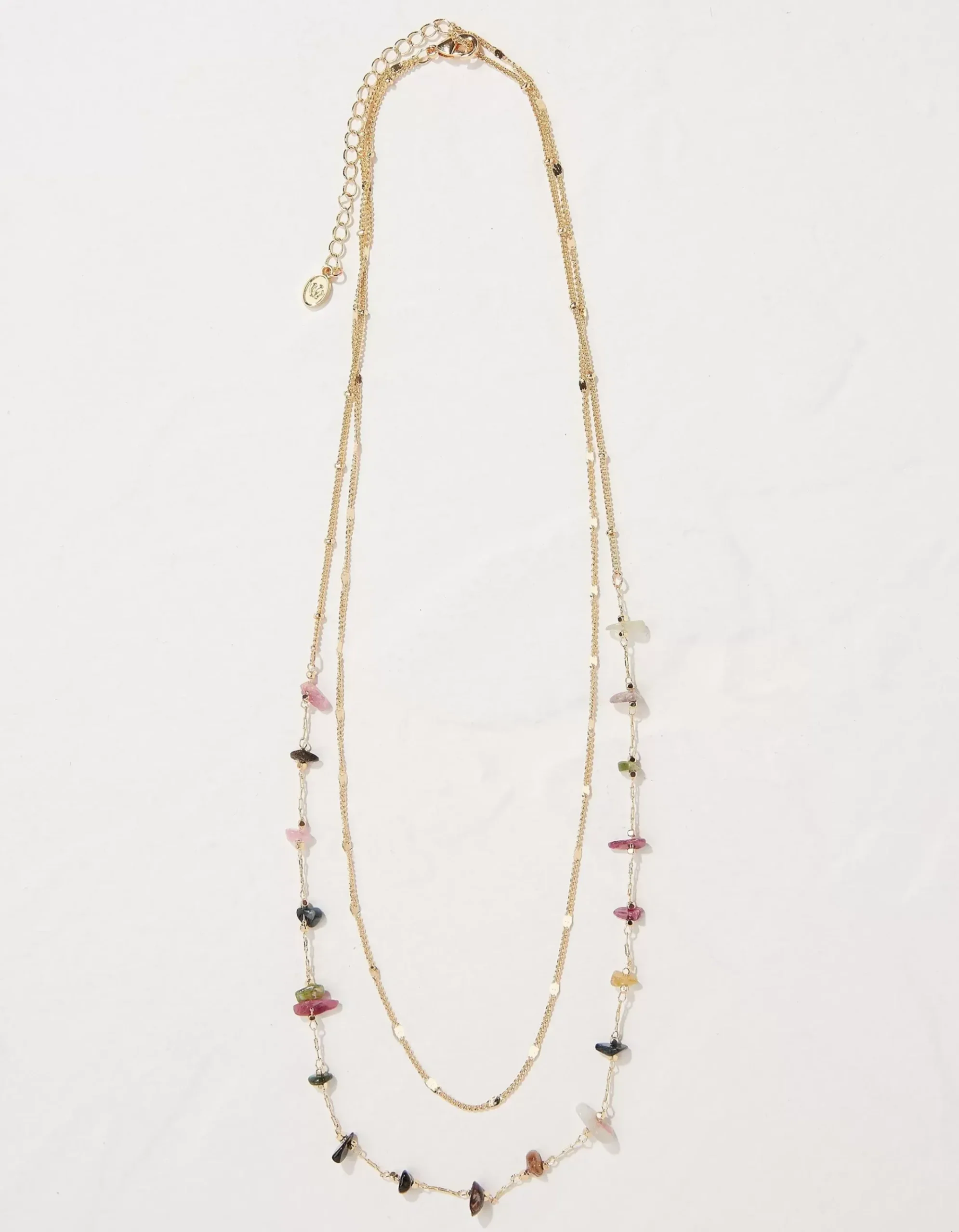Semi Precious Layered Necklace