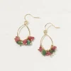 Semi Precious Stone Drop Earrings